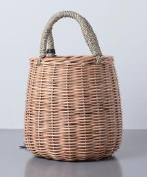 LUDLOW かごバッグ　シェルバスケット LUDLOW 美品 ラドロー シェルモチーフ バスケットバッグ / かご