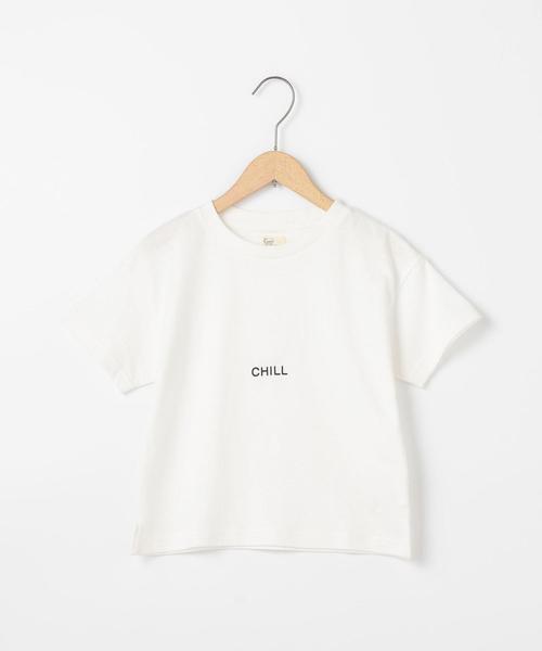 coen(コーエン)の「【coen キッズ / ジュニア】GOOD OL メッセージロゴTシャツ(Tシャツ/カットソー・キッズ・モカ/イエロー/パープル/ホワイト・100/120/150/110/130/140)」の2枚目の写真