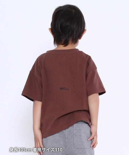 coen(コーエン)の「【coen キッズ / ジュニア】GOOD OL メッセージロゴTシャツ(Tシャツ/カットソー・キッズ・モカ/イエロー/パープル/ホワイト・100/120/150/110/130/140)」の9枚目の写真