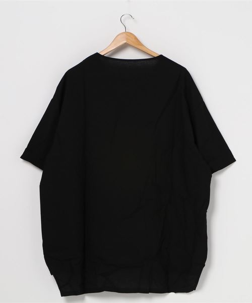 VIBGYOR(ヴィブジョー)の「VIBGYOR Select/サイドスリットシャツカットソー(RE)(Tシャツ/カットソー・メンズ・ホワイト/ブラック/ブルー/ベージュ・MEDIUM/LARGE)」の13枚目の写真