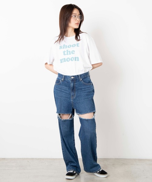 WEGO（ウィゴー）の「WEGO/カラーロゴプリントTシャツ（Tシャツ/カットソー・レディース・ホワイト系その他/ホワイト・SMALL/LARGE/MEDIUM）」の12枚目の写真