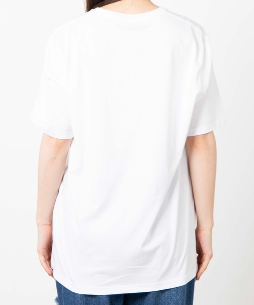 WEGO（ウィゴー）の「WEGO/カラーロゴプリントTシャツ（Tシャツ/カットソー・レディース・ホワイト系その他/ホワイト・SMALL/LARGE/MEDIUM）」の11枚目の写真