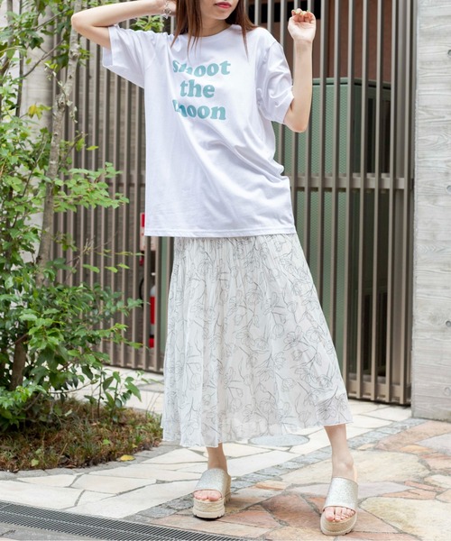 WEGO（ウィゴー）の「WEGO/カラーロゴプリントTシャツ（Tシャツ/カットソー・レディース・ホワイト系その他/ホワイト・SMALL/LARGE/MEDIUM）」の18枚目の写真