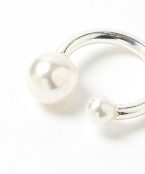PAGEBOY（ページボーイ）の「パールコンビリング（リング・レディース・シルバー・FREE）」の4枚目の写真