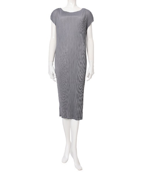 fifth（フィフス）の「シャイニープリーツワンピース（ワンピース・レディース・グレー/ブルー・MEDIUM）」の2枚目の写真