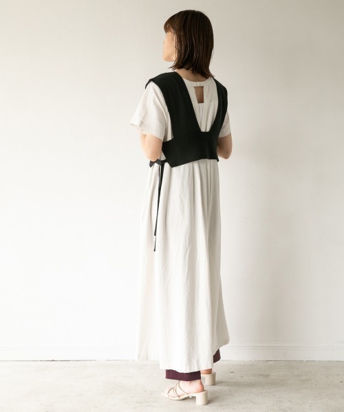 LOWRYS FARM(ローリーズファーム)の「サイドムスビビスチェ 892447(ベスト・レディース・ホワイト/ブラック/グリーン・FREE)」の19枚目の写真