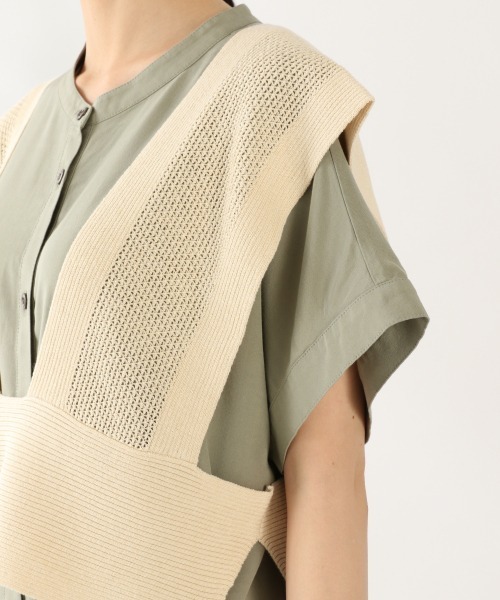 LOWRYS FARM(ローリーズファーム)の「サイドムスビビスチェ 892447(ベスト・レディース・ホワイト/ブラック/グリーン・FREE)」の12枚目の写真