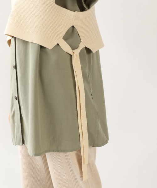 LOWRYS FARM(ローリーズファーム)の「サイドムスビビスチェ 892447(ベスト・レディース・ホワイト/ブラック/グリーン・FREE)」の14枚目の写真