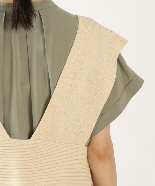 LOWRYS FARM(ローリーズファーム)の「サイドムスビビスチェ 892447(ベスト・レディース・ホワイト/ブラック/グリーン・FREE)」の16枚目の写真