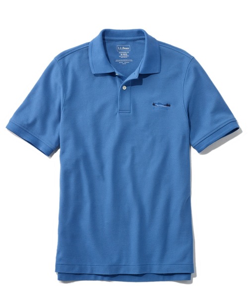 L.L.Bean(エルエルビーン)の「プレミアム・ダブル・エル・ポロシャツ、半袖 カタディン・ロゴの刺繍入り ジャパン・フィット(ポロシャツ・メンズ・ブラック/ネイビー/ホワイト/グリーン/インディゴブルー/ブルー/ターコイズブルー/パープル/ライトブルー/ヘザーグレー/グリーン系・MEDIUM/X-LARGE/SMALL/LARGE/XX-LARGE)」の10枚目の写真