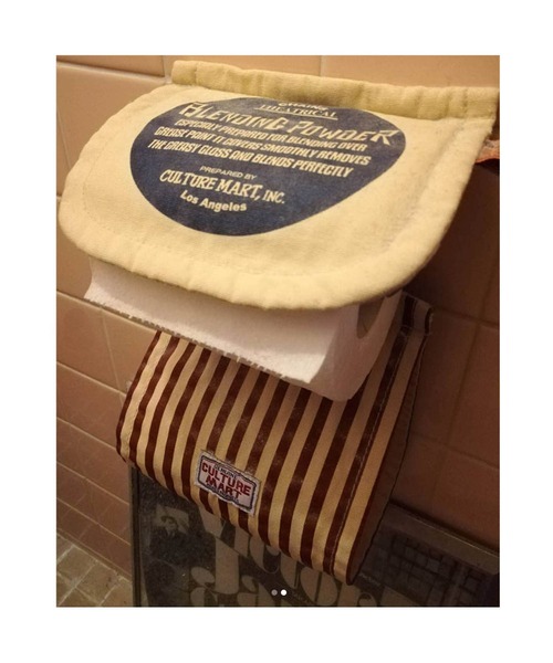 CULTURE MART（カルチャーマート）の「TOILET PAPER HOLDER COVER トイレットペーパーホルダーカバー（バス