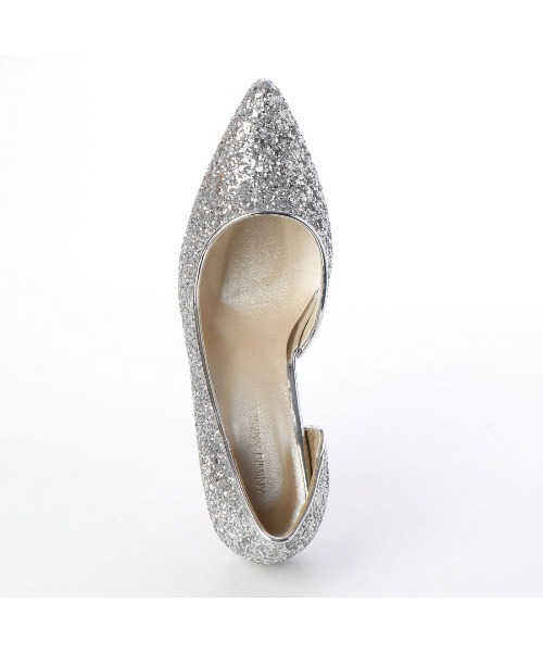 Miminy Piminy(ミミニー ピミニー)の「MiminyPiminy(ミミニー ピミニー) グリッターのポインテッドパンプス(パンプス・レディース・シルバー/ゴールド/ブラック・LL/M/L/S)」の17枚目の写真
