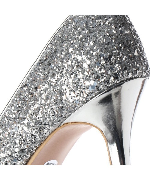 Miminy Piminy(ミミニー ピミニー)の「MiminyPiminy(ミミニー ピミニー) グリッターのポインテッドパンプス(パンプス・レディース・シルバー/ゴールド/ブラック・LL/M/L/S)」の20枚目の写真