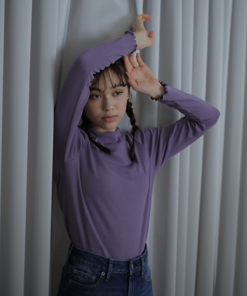 セール 衿メローリブカットソー Tシャツ カットソー Earth Music Ecology アースミュージックアンドエコロジー のファッション通販 Zozotown