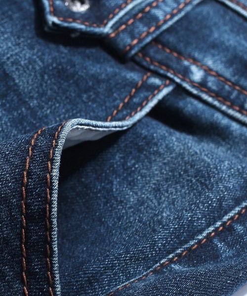 DAY CLOSET（デイ クローゼット）の「レディース スマートシルエットフレアデニムパンツ ブーツカット ストレッチ（デニムパンツ・レディース・ブルー/ライトブルー/ブラック・M/L/XL/2XL/S）」の19枚目の写真