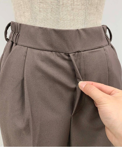 PICCIN(ピッチン)の「【WEB限定】センターシームフレアパンツ(その他パンツ・レディース・ブラック/ブルーグレー/ダークブラウン/モカ/カーキ・M)」の13枚目の写真