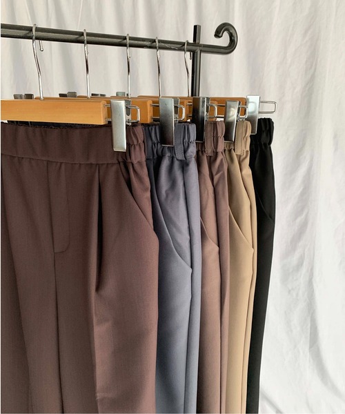 PICCIN(ピッチン)の「【WEB限定】センターシームフレアパンツ(その他パンツ・レディース・ブラック/ブルーグレー/ダークブラウン/モカ/カーキ・M)」の6枚目の写真