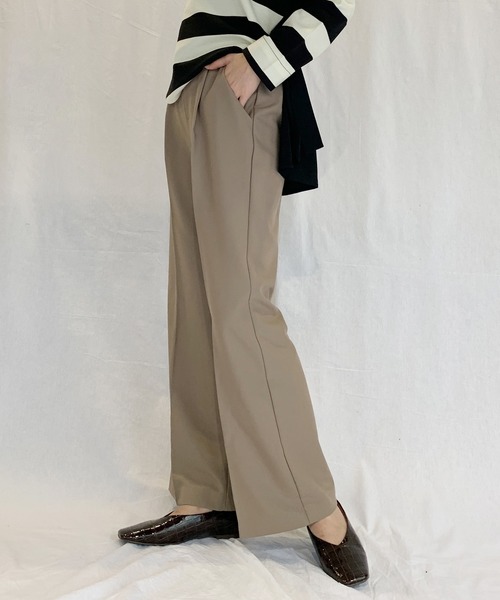 PICCIN(ピッチン)の「【WEB限定】センターシームフレアパンツ(その他パンツ・レディース・ブラック/ブルーグレー/ダークブラウン/モカ/カーキ・M)」の17枚目の写真