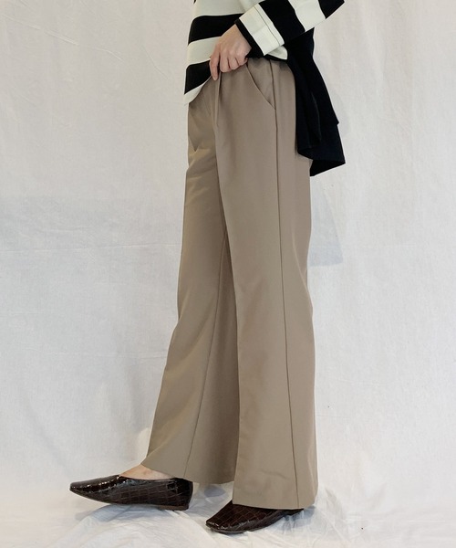 PICCIN(ピッチン)の「【WEB限定】センターシームフレアパンツ(その他パンツ・レディース・ブラック/ブルーグレー/ダークブラウン/モカ/カーキ・M)」の18枚目の写真