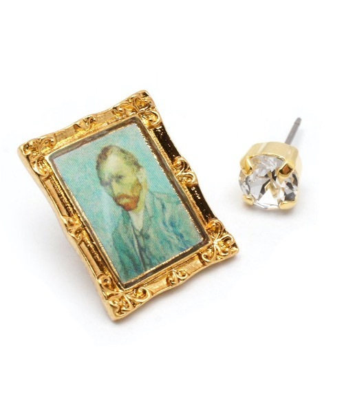 gargle ガーグル: : 美術館アート 世界の名画 ピアス（ピアス（両耳用