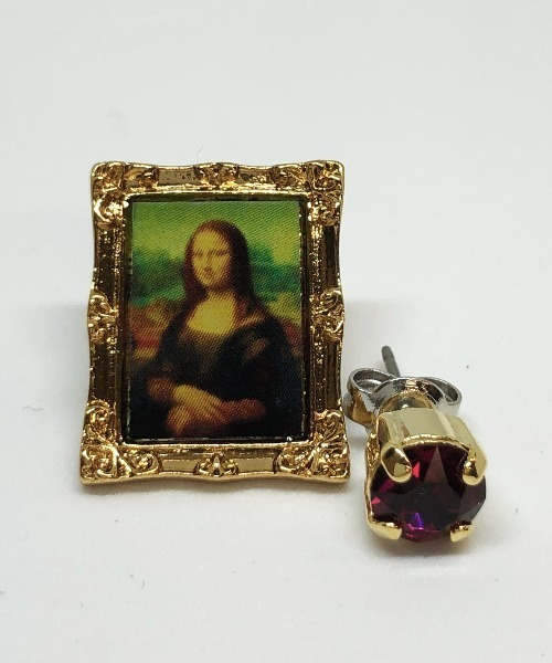 gargle(ガーグル)の「gargle ガーグル: : 美術館アート 世界の名画 ピアス(ピアス(両耳用)・レディース・ピンク/クリア/ホワイト/レッド・FREE)」の6枚目の写真