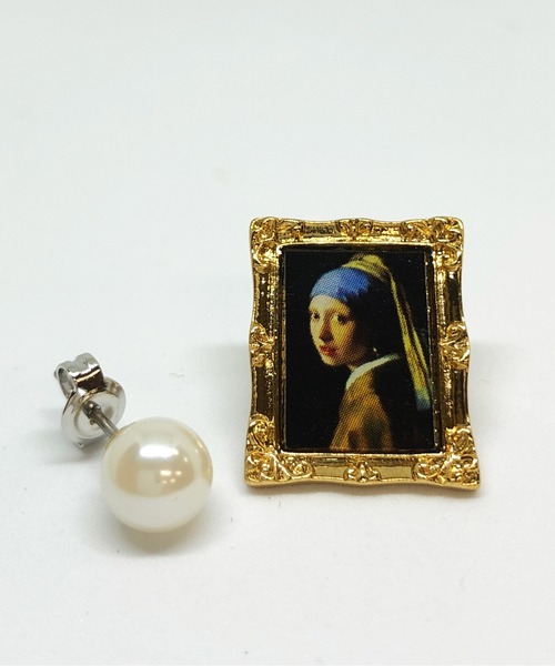 gargle(ガーグル)の「gargle ガーグル: : 美術館アート 世界の名画 ピアス(ピアス(両耳用)・レディース・ピンク/クリア/ホワイト/レッド・FREE)」の19枚目の写真