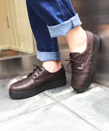 Kastane | 【Kastane】厚底型押しシューズ(その他シューズ)