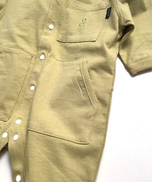 セール】長袖 無地ロンパース OG FATIGUE L/S ROMPERS（ロンパース
