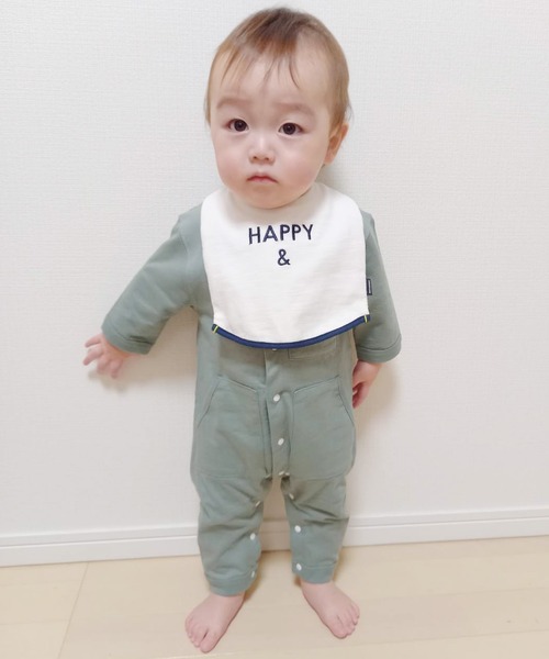 長袖 無地ロンパース OG FATIGUE L/S ROMPERS（ロンパース