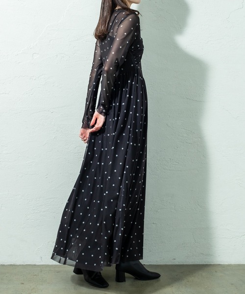 mystic（ミスティック）の「花柄プリントクロスワンピース（ワンピース・レディース・ブラック/オリーブ・FREE）」の12枚目の写真