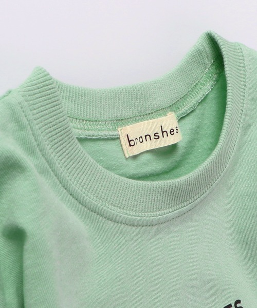 BRANSHES（ブランシェス）の「【WEB限定】袖口リブ長袖Tシャツ（Tシャツ/カットソー・キッズ・オフホワイト/ライトグリーン/ブルーグレー/カーキ/その他2/チャコールグレー/ベージュ/ライトベージュ/パープル/ブラック/その他1・100cm/130cm/150cm/110cm/120cm/140cm）」の16枚目の写真