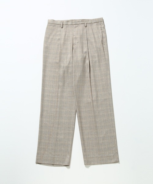 極美品 アダムエロペ × OGUZ 別注 T/R ストレッチ ルーズ スーツ M ADAM ET ROPE'（アダムエロペ）の「【OGUZ】ルーズダブル