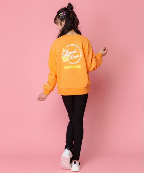 JENNI love（ジェニィラブ）の「デオドラントスイーツトレーナー（スウェット・キッズ・オレンジ/グリーン/ミント・130cm/140cm/150cm/160cm）」の20枚目の写真