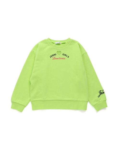 JENNI love（ジェニィラブ）の「デオドラントスイーツトレーナー（スウェット・キッズ・オレンジ/グリーン/ミント・130cm/140cm/150cm/160cm）」の13枚目の写真