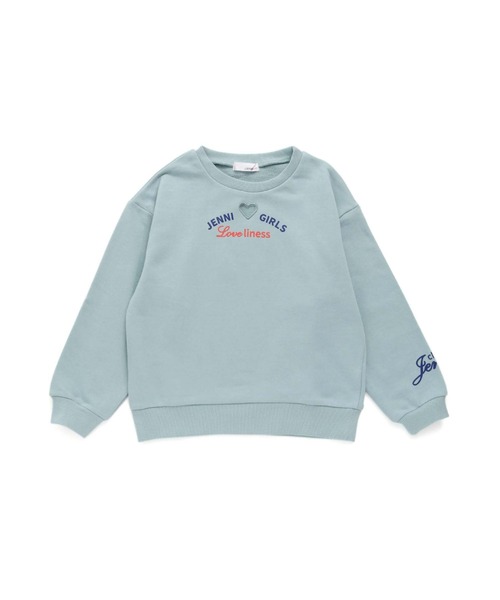 JENNI love（ジェニィラブ）の「デオドラントスイーツトレーナー（スウェット・キッズ・オレンジ/グリーン/ミント・130cm/140cm/150cm/160cm）」の15枚目の写真