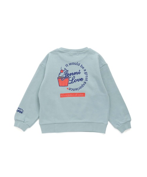 JENNI love（ジェニィラブ）の「デオドラントスイーツトレーナー（スウェット・キッズ・オレンジ/グリーン/ミント・130cm/140cm/150cm/160cm）」の5枚目の写真