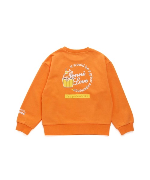 JENNI love（ジェニィラブ）の「デオドラントスイーツトレーナー（スウェット・キッズ・オレンジ/グリーン/ミント・130cm/140cm/150cm/160cm）」の18枚目の写真