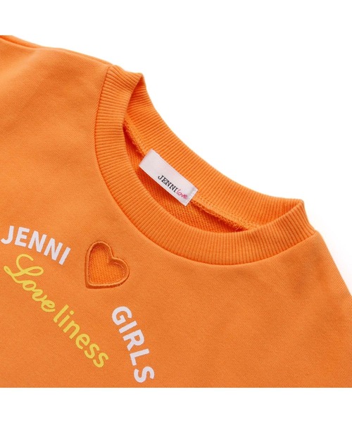 JENNI love（ジェニィラブ）の「デオドラントスイーツトレーナー（スウェット・キッズ・オレンジ/グリーン/ミント・130cm/140cm/150cm/160cm）」の8枚目の写真