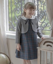 Catherine Cottage | チェックワンピース＆ボレロ(スーツセット)