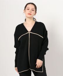 CLANE | DOUBLE  FACE  LINE  KNIT(ニット/セーター)