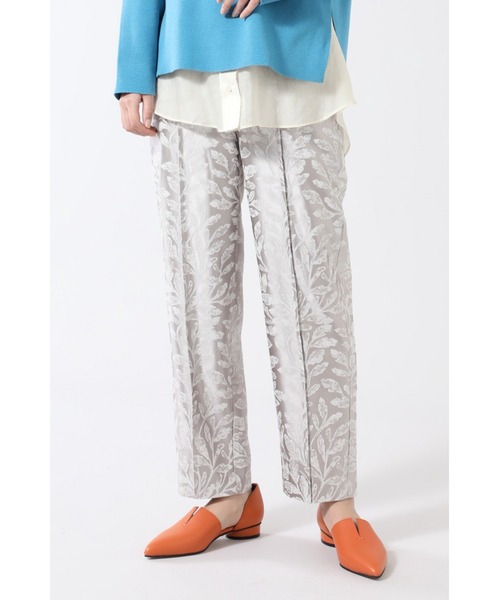 ROSE BUD（ローズバッド）の「ジャカードパンツ（その他パンツ・レディース・ブラウン/グレー・ONE SIZE）」の2枚目の写真