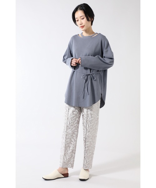 ROSE BUD（ローズバッド）の「ジャカードパンツ（その他パンツ・レディース・ブラウン/グレー・ONE SIZE）」の13枚目の写真