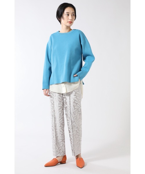 ROSE BUD（ローズバッド）の「ジャカードパンツ（その他パンツ・レディース・ブラウン/グレー・ONE SIZE）」の7枚目の写真