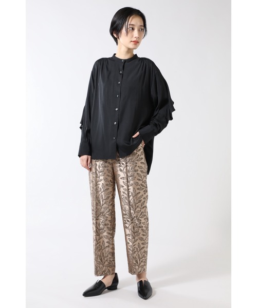 ROSE BUD（ローズバッド）の「ジャカードパンツ（その他パンツ・レディース・ブラウン/グレー・ONE SIZE）」の11枚目の写真