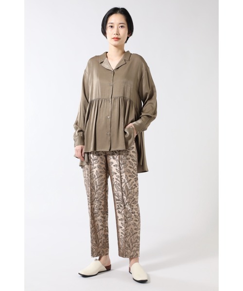 ROSE BUD（ローズバッド）の「ジャカードパンツ（その他パンツ・レディース・ブラウン/グレー・ONE SIZE）」の9枚目の写真