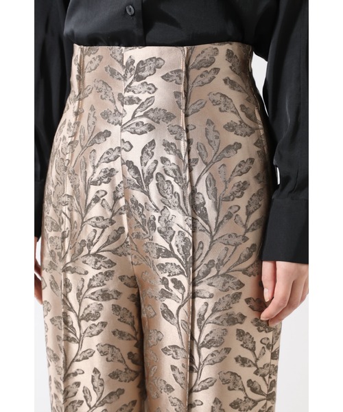ROSE BUD（ローズバッド）の「ジャカードパンツ（その他パンツ・レディース・ブラウン/グレー・ONE SIZE）」の6枚目の写真