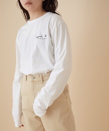 agnes b. | 【agnes b. pour ADAM ET ROPE'】【一部WEB限定】ロゴロングスリーブT(Tシャツ/カットソー)