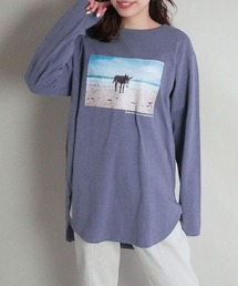 179/WG | チュニックロングスリーブTシャツ(Tシャツ/カットソー)
