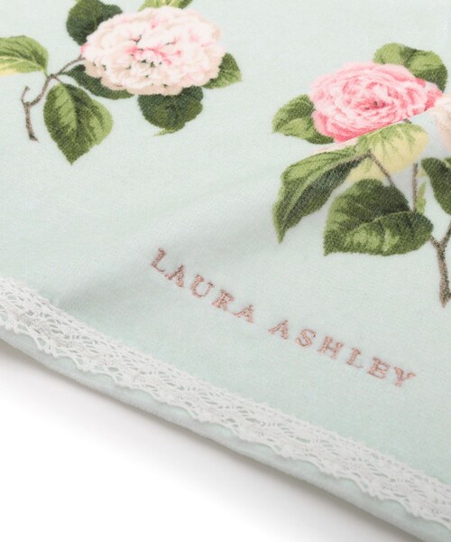 LAURA ASHLEY(ローラアシュレイ)の「カミール柄フェイスタオル(タオル・レディース・アイボリー系/サックスブルー系・00)」の4枚目の写真