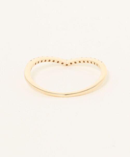 PAS TIERRA（パティエラ）の「[Briller] K10V字リング（リング